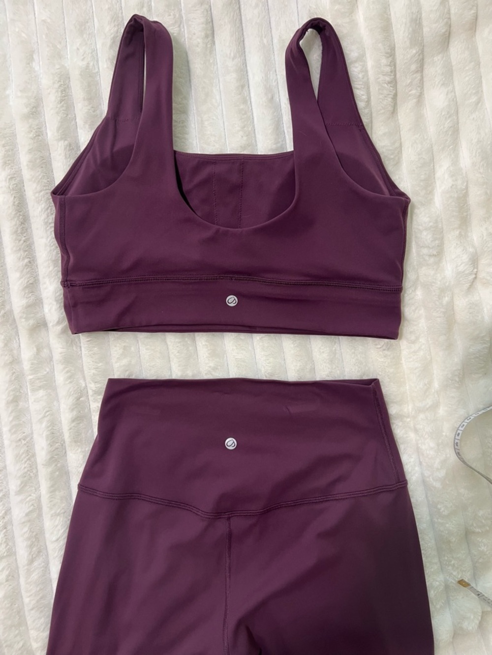 🔥 CRZ YOGA Butterluxe Matching Set | Medium | Deep Purple | Sculpting & Soft 🔥 - Picture 4 of 8